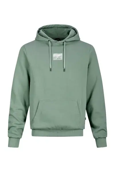 Cube Organic Grid Freizeit Hoodie / Pullover light grün 2027 - Größe: M (46/48)