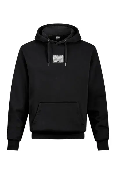 Cube Organic Grid Freizeit Hoodie / Pullover schwarz 2027 - Größe: XL (54/56)