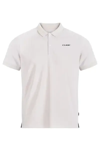 Cube Tech Polo Freizeit T-Shirt sandfarben 2027 - Größe: L (50/52)