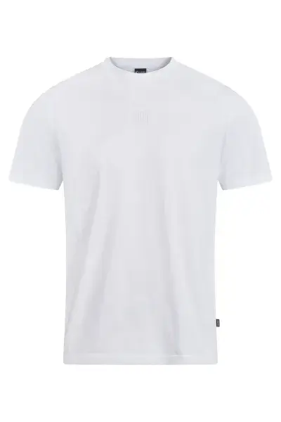 Cube Organic Embossed Freizeit T-Shirt weiß 2027 - Größe: M (46/48)
