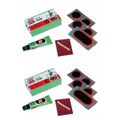 Rema Tip Top 2er-Set Fahrrad-Reparaturkit TT01: für schnelle Reifenreparaturen