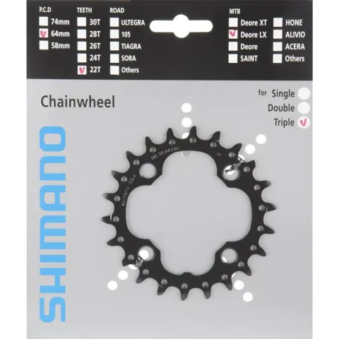 Shimano Kettenblatt 22Z SLX FCM677/665