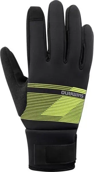Shimano Windbreak Thermal Langfinger Handschuhe Gelb Modell 2025
