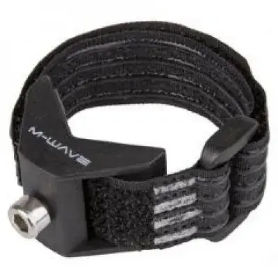 M-WAVE ADA BC Flex 2 Adapter für Flaschenhalter universelle, flexible Montage mit Klettbändern