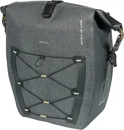 Basil Einzeltasche Navigator Storm L Schwarz Modell 2026