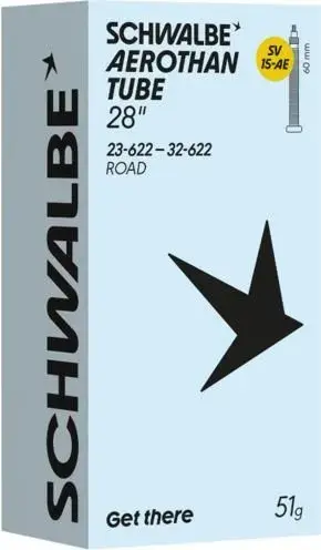 Schwalbe SV15 AE Aerothan Schlauch 28 Zoll - 60 mm Transparent Modell 2026