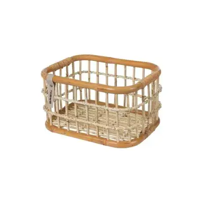 Basil VR/HR Fahrradkorb Green Life, Rattan weitmaschig - M Braun Modell 2026