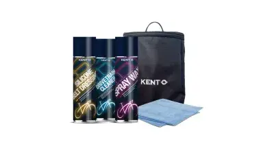 KENT Carepack 4 mit Silicone Belt Dressing,Microfasertuch, Drivetrain Cleaner, Spray Wax, KENT…