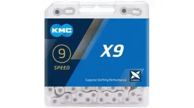 KMC X9 Kette 9-fach - Silber