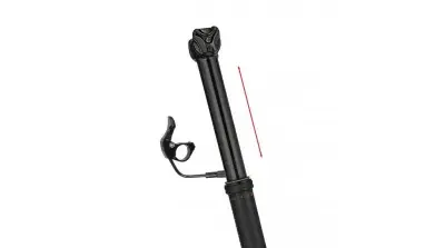Ergotec Viper Up & Down Vario-Sattelstütze 31.6x421.5mm Travel: 150mm 0mm Offset schwarz