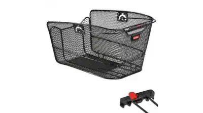 Rixen & Kaul KLICKfix Citymax Fahrradkorb 23x22.5x36cm schwarz