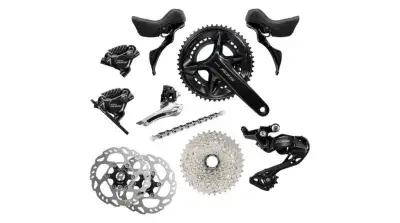 Shimano 105 R7120 Disc Gruppe 12-fach 50/34 Zähne 165mm 11-34 Zähne 160/140mm (BULK)