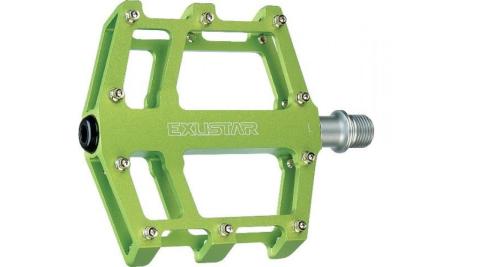 Exustar E-PB525 MTB/BMX-Pedale Cro-MO-Achse - Grün