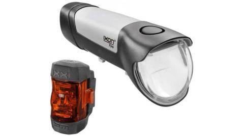 Busch & Müller Ixon IQ Fyre/Ixxi LED Beleuchtungsset silber