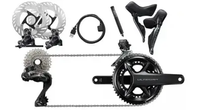 Shimano Ultegra Di2 R8170 Gruppe 52/36 Zähne 170mm 11-30 Zähne 160/160mm (BULK)
