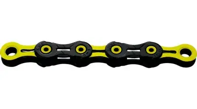 KMC DLC11 Kette 11-fach - 118-Glieder black/yellow