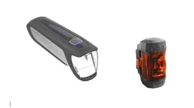 Busch & Müller Ixon CORE 2 + IXXI +L, Beleuchtungs Set schwarz/rot