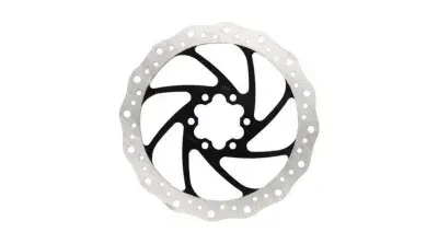 Barbieri 02 Bremsscheibe 6-Loch 180mm schwarz/silber
