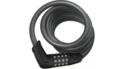 Abus 6512C Tresor Spiralkabelschloss 180cm black - Abus 6512C Tresor Spiralkabelschloss 180cm black