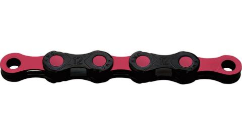 KMC DLC12 Kette 12-fach 126-Glieder - Pink, Schwarz
