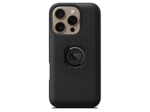 QUAD LOCK MAG Case iPhone 16 Pro Schwarz - MagSafe-kompatible, stoßfeste Hülle mit schlankem…