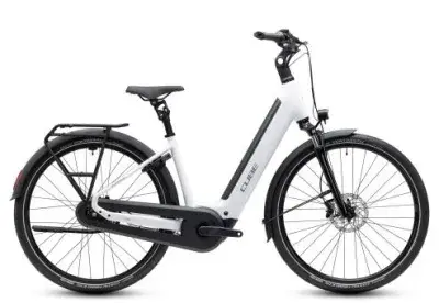 Cube Supreme RT Hybrid Comfort EX 600 2027 | metallicwhite´n´reflex | 54 cm | E-Cityräder
