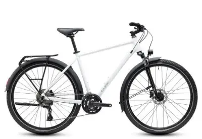 Cube Nature Pro FE 2027 | metallicwhite´n´reflex | 50 cm | Trekkingräder
