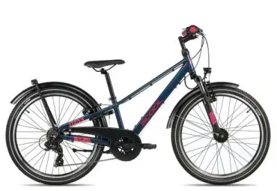 SCool troX Pro 24-K7 | pearl night blue/pink | 30 cm | Fahrräder