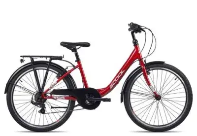 SCool chiX 24-K6 2026 | red/white | 35 cm | Fahrräder