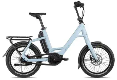 QIO Compact AP-8 FL 2027 | retro blue matt | 48 cm | Kompakt E-Bikes