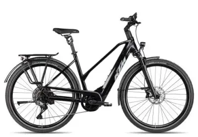 KTM Macina Magic Pro DI2 Trapez 2026 | flaming black/grey white | 51 cm | E-Trekkingräder