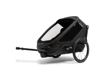 Hamax Outback NEXT Kinderanhänger 2 Kinder | schwarz/grau | 2 Kinder | Ausruestung