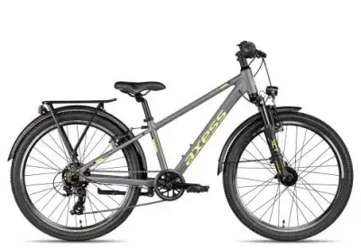 Axess Stipe 24 Street | grey matt/yellow black | 30 cm | Fahrräder