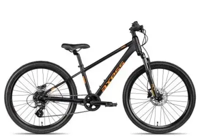 Axess Stipe 24 Pro | black matt/orange black | 30 cm | Hardtail-Mountainbikes