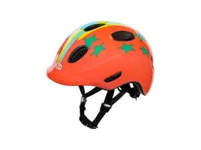 KED Meggy Spark Helm | rot/orange | 45-50 cm | Fahrradbekleidung