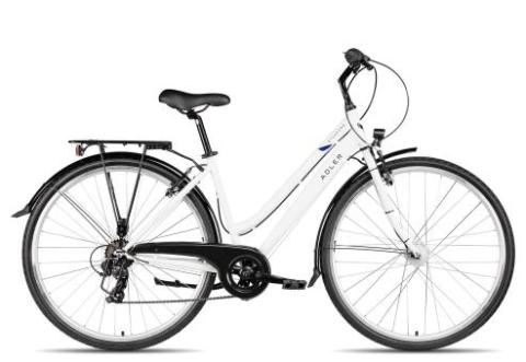 Adler Stanford Trapez | weiß | 55 cm | Trekkingräder
