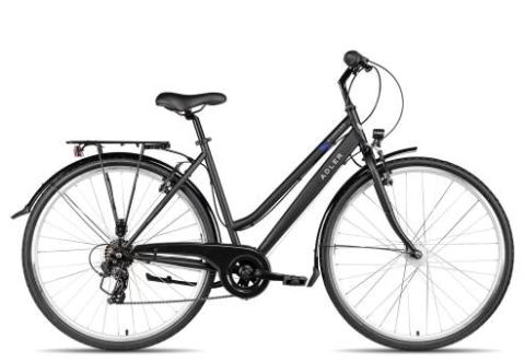 Adler Stanford Trapez | schwarz | 45 cm | Trekkingräder