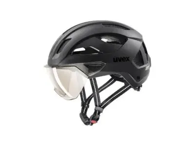 Uvex Stride Visor Helm | schwarz/grau | 53-56 cm | Fahrradbekleidung