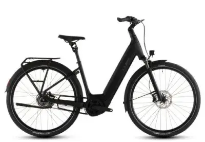 Cube Supreme RT Hybrid Deluxe EX 600 Wave 2026 | black´n´chrome | 58 cm | E-Cityräder