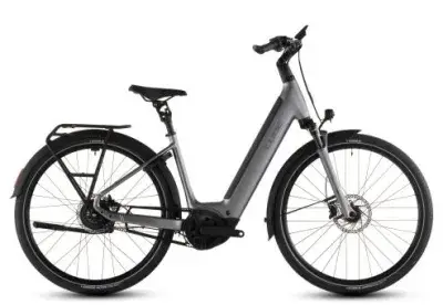 Cube Supreme Hybrid Deluxe PRO 600 Wave 2026 | quicksilver´n´grey | 58 cm | E-Cityräder