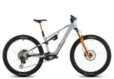 Cube AMS Hybrid ONE44 C:68X SUPER TM 400 2026 | foggrey´n´fibre | M | E-Bike Fully