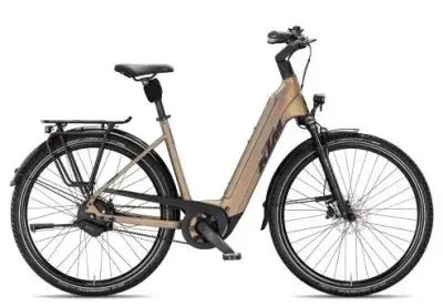 KTM Macina City 810 BELT Wave 2026 | olive pearl matt/black orange | 56 cm | E-Cityräder