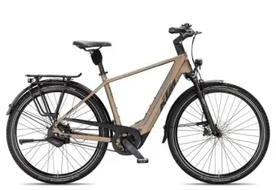 KTM Macina City 810 BELT 2026 | olive pearl matt/black orange | 56 cm | E-Cityräder