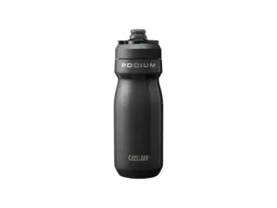 CamelBak Podium Insulated Steel 530 ml Trinkflasche | schwarz/grau | 0,53 Liter | Fahrradteile