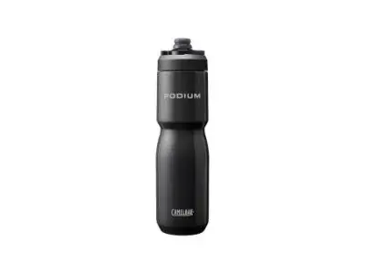 CamelBak Podium Insulated Steel 650 ml Trinkflasche | schwarz/grau | 0,65 Liter | Fahrradteile