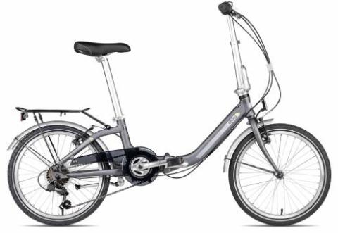 Chirp Swan 6 | grey matt/silver/lime | unisize | Falträder