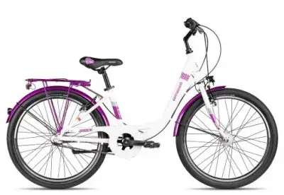 Almrausch GLÜCK 3 24 Nexus | shimmerwhite violet grey | 34 cm | Fahrräder