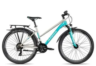 Axess Adventure 26 Trapez | silver/turquoise | 48 cm | Fahrräder