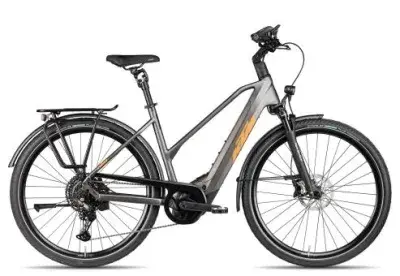 KTM Macina Magic X Pro Trapez 2026 | machine grey matt/orange black | 46 cm | E-Trekkingräder