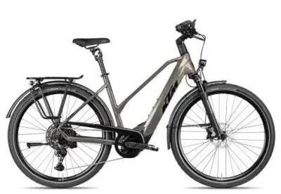 KTM Macina Magic X Pro Trapez 2026 | olive pearl/black orange | 46 cm | E-Trekkingräder